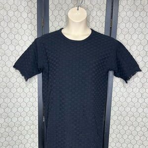 Proud Queen Basket Weave Short Sleeve Sweater Dress